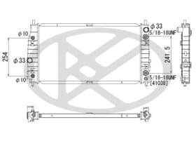 Радіатор охолодження двигуна