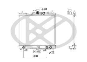 Радиатор охлаждения двигателя