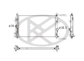 Радиатор охлаждения двигателя Радиатор охлаждения двигателя