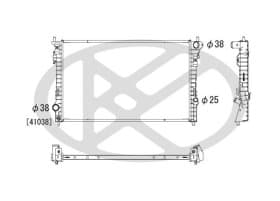 Радіатор охолодження двигуна