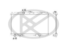 Радіатор охолодження двигуна