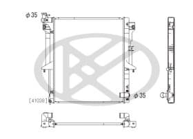 Радиатор охлаждения двигателя Радиатор охлаждения двигателя