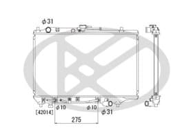 Радиатор охлаждения двигателя Радиатор охлаждения двигателя