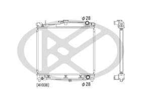 Радиатор охлаждения двигателя Радиатор охлаждения двигателя