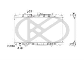 Радіатор охолодження двигуна