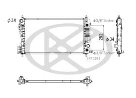 Радиатор охлаждения двигателя Радиатор охлаждения двигателя