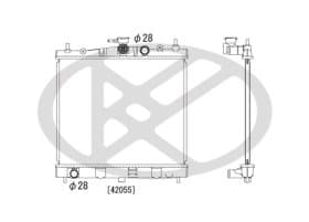 Радиатор охлаждения двигателя Радиатор охлаждения двигателя