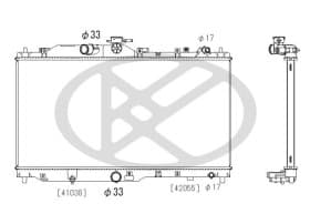 Радиатор охлаждения двигателя