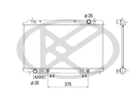 Радиатор охлаждения двигателя