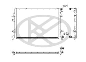 Радиатор охлаждения двигателя Радиатор охлаждения двигателя