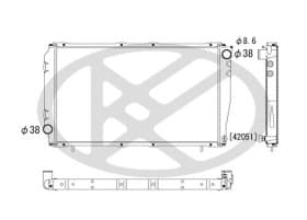 Радиатор охлаждения двигателя Радиатор охлаждения двигателя