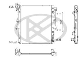 Радіатор охолодження двигуна