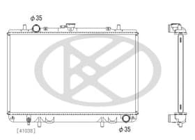 Радиатор охлаждения двигателя Радиатор охлаждения двигателя