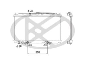 Радіатор охолодження двигуна