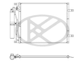 Радиатор кондиционера Радиатор кондиционера