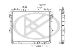 Радіатор охолодження двигуна