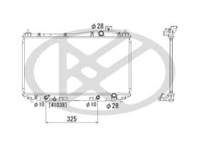 Радиатор охлаждения двигателя Koyorad pl081168