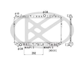 Радиатор охлаждения двигателя Радиатор охлаждения двигателя