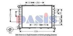 Радиатор охлаждения двигателя