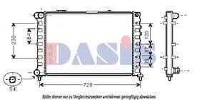 Радіатор охолодження двигуна