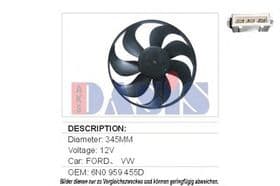 Вентилятор системы охлаждения двигателя