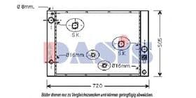 Радиатор охлаждения двигателя