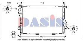 Радиатор охлаждения двигателя