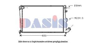 Радиатор охлаждения двигателя
