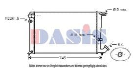 Радиатор охлаждения двигателя