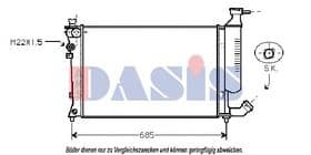 Радиатор охлаждения двигателя