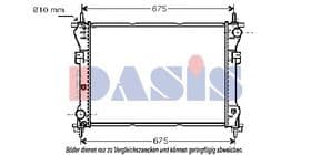 Радиатор охлаждения двигателя