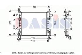 Радіатор охолодження двигуна Радіатор охолодження двигуна
