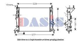 Радиатор охлаждения двигателя