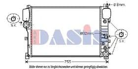 Радиатор охлаждения двигателя