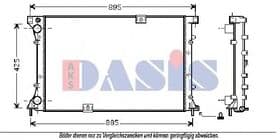 Радиатор охлаждения двигателя