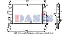 Радиатор охлаждения двигателя