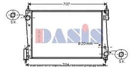 Радиатор охлаждения двигателя