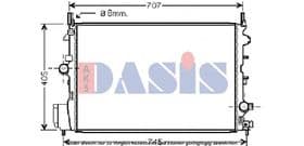 Радиатор охлаждения двигателя