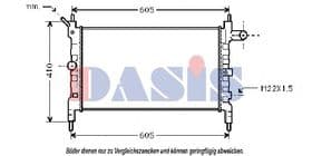 Радиатор охлаждения двигателя