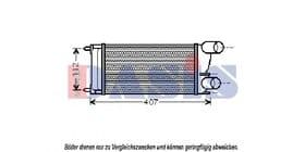 Интеркулер Aks Dasis 167013N