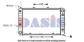 Радіатор охолодження двигуна