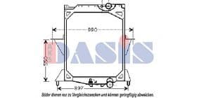 Радіатор охолодження двигуна