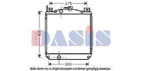 Радиатор охлаждения двигателя