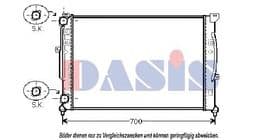 Радиатор охлаждения двигателя