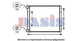 Радиатор охлаждения двигателя