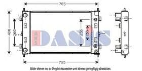Радіатор охолодження двигуна
