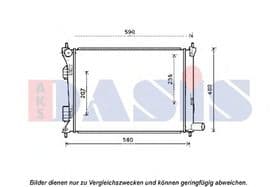 Радиатор охлаждения двигателя