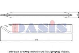 Осушитель кондиционера Aks Dasis 800573N