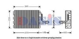 Випарник кондиціонера Aks Dasis 821350N