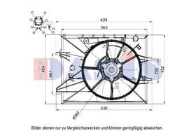 Вентилятор системи охолодження двигуна Вентилятор системи охолодження двигуна
